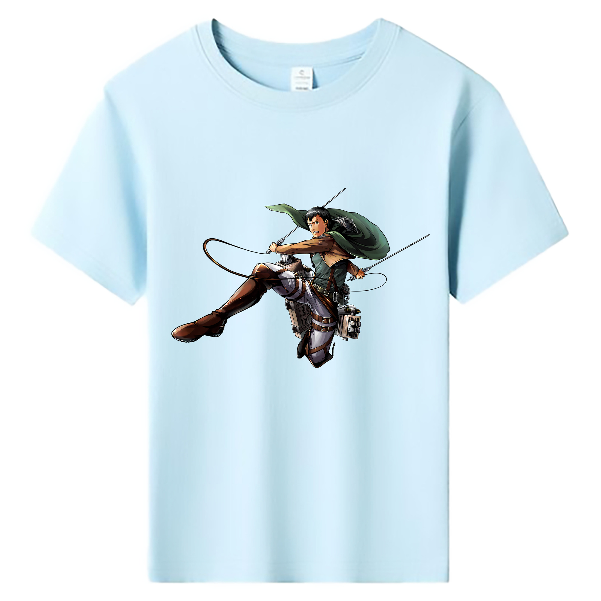 （画像用） 進撃の巨人 ベルトルト・フーバー Attack on Titan Bertholdt Hoover 綿100％キッズTシャツ（フロントプリント）